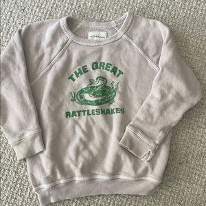 The Great little college Sweatshirt with rattlesnake graphic